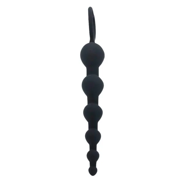 Silicone Anal Beads - 6 Tapered Heart Beads — image 10 of 12