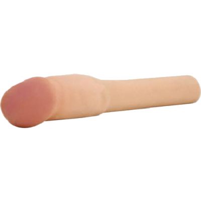 4 Inch Xtra Thick Vibrating Transformer Penis Extension Flesh