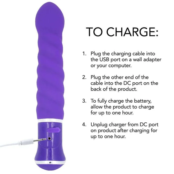 The Swirl Rechargeable Silicone Vibrator — image 21 of 23