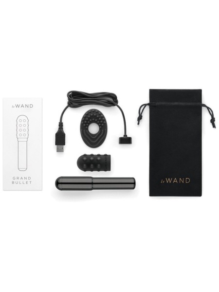 Le Wand 4.75" Grand Bullet with Removable Silicone Sleeve
