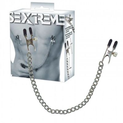 Sextreme Boob Chain with Nipple Clamps