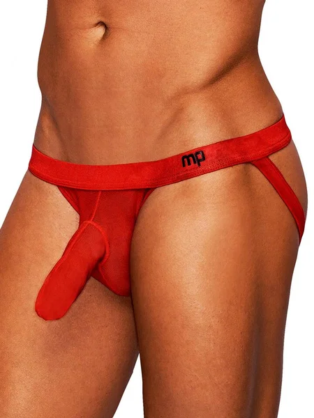 Male Power Sheer Mini Hose Jock Strap — image 13 of 13