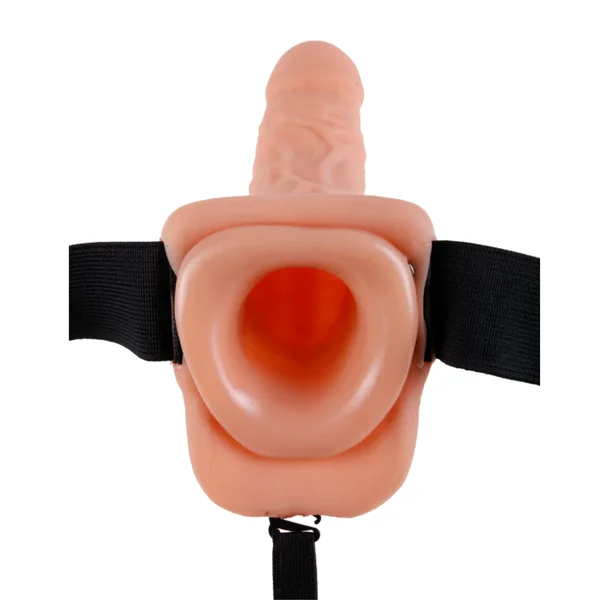 Fetish Fantasy 9'' Vibrating Hollow Strap-On With Balls — image 11 of 15