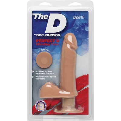 The D Ultraskyn Perfect D Vibrating 7 Dong Vanilla