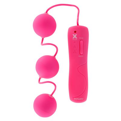 Funky Triple Power Balls Pink Vibrating None