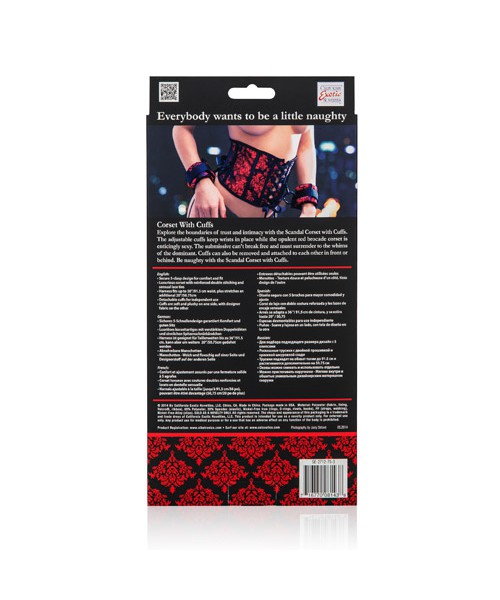 Scandal - Corset With Cuffs