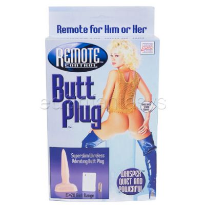 Remote control anal plug