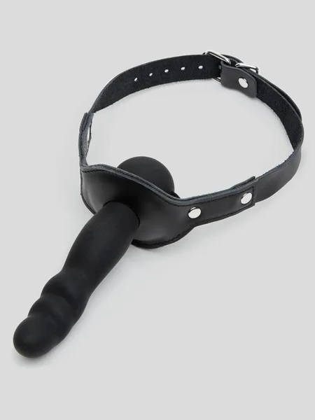 Bondage Boutique Large Silicone Ball Gag with Dildo — image 16 of 16