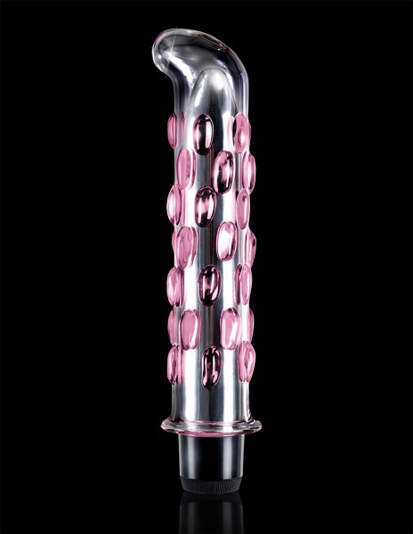 Icicles No 19 Glass G-Spot Vibrator Pink — image 5 of 5