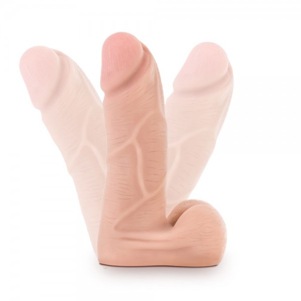 Blush Novelties X5 Plus Cock With Flexible Spine - Beige