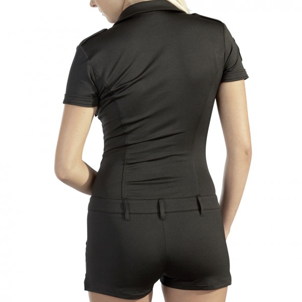 Cottelli Black Sexy Cop Playsuit Costume — image 4 of 8