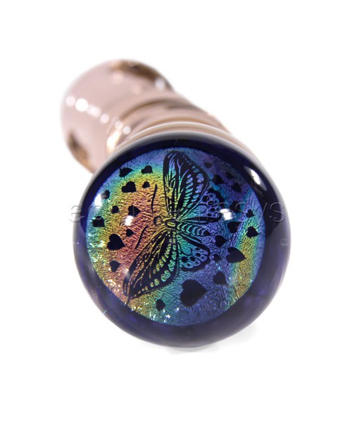 Colorful spiral G-spot wonder with dichro marble — image 3 of 4
