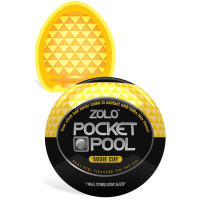 ZOLO Pocket Pool Textured Masturbator Susie Cue