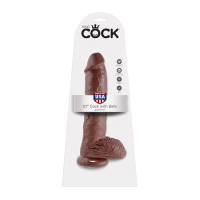 Girthy ultra realistic dildo with balls