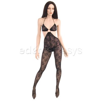 Boudoir lace O ring Bodystocking