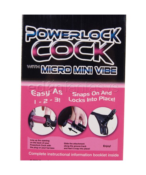 Powerlock cock with micro mini vibe