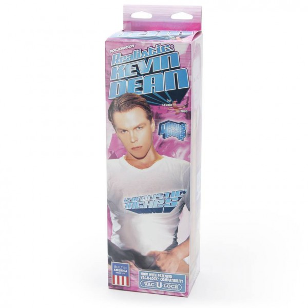 Doc Johnson Kevin Dean Realistic Vac-U-Lock Dildo 12 Inch