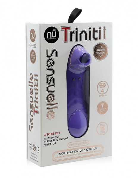 Nu Sensuelle Trinitii Licking and Sucking Vibrator