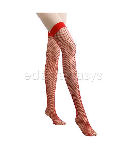 Industrial net thigh highs — image 10 of 16