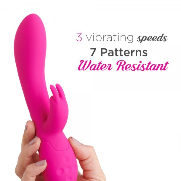 So Divine Kiss Kiss Vibrating Rabbit