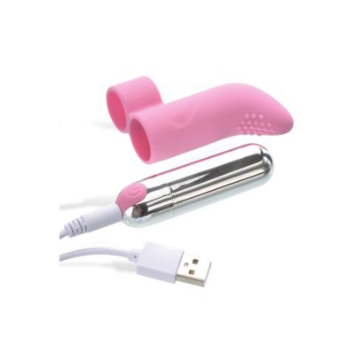 Adam and Eve 3 4 Finger Vibrator with Removable Bullet