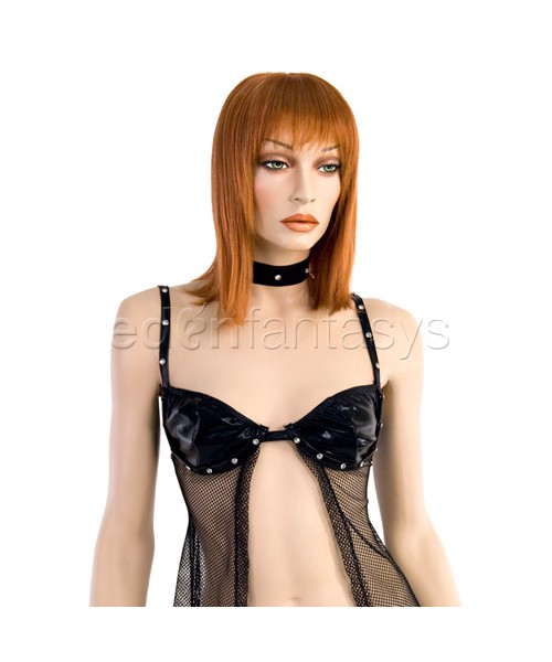 Madame Divine fishnet babydoll set
