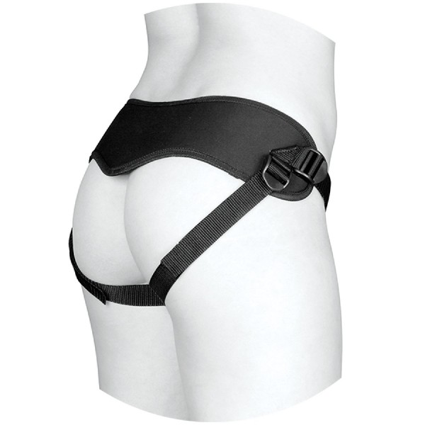 Supreme Harness With Vibrating Plug
