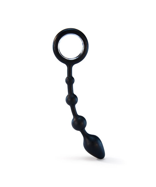 O-ring silicone anal beads