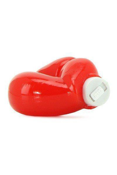 Hot lips cock ring