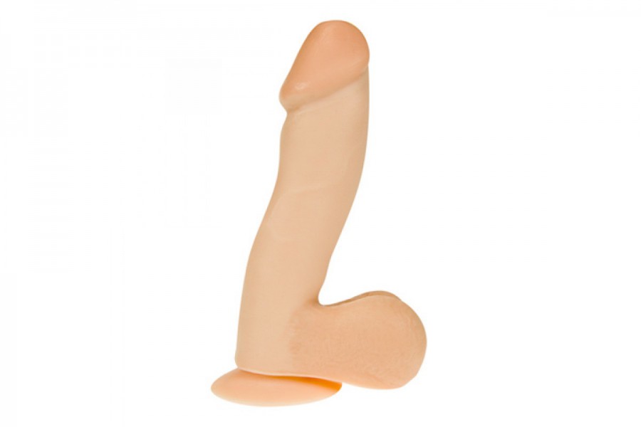 Basix Rubber Works 6 inch Dong with Suction Base