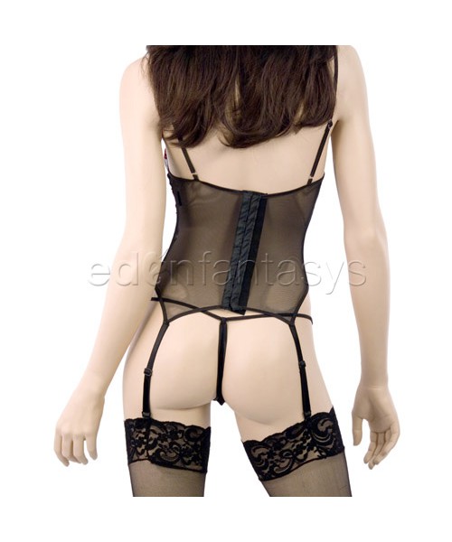 Bella flora bustier and thong