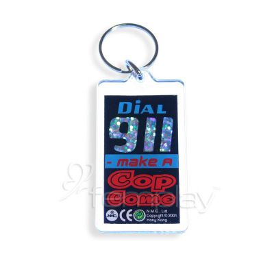 Keyring Dial 911 Make a Cop Come