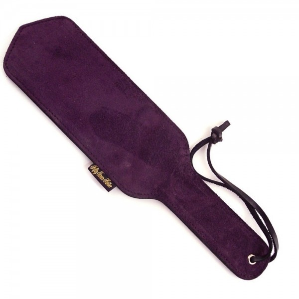 Rouge Fifty Times Hotter Purple Suede Spanking Paddle