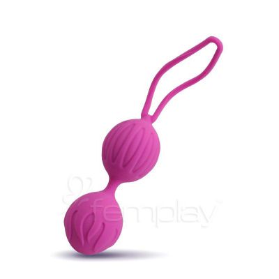 Geisha Lastic Silicone Ben Wa Balls Purple