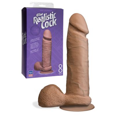 Doc Johnson Ultraskyn Realistic 8 Cock with Suction Cup