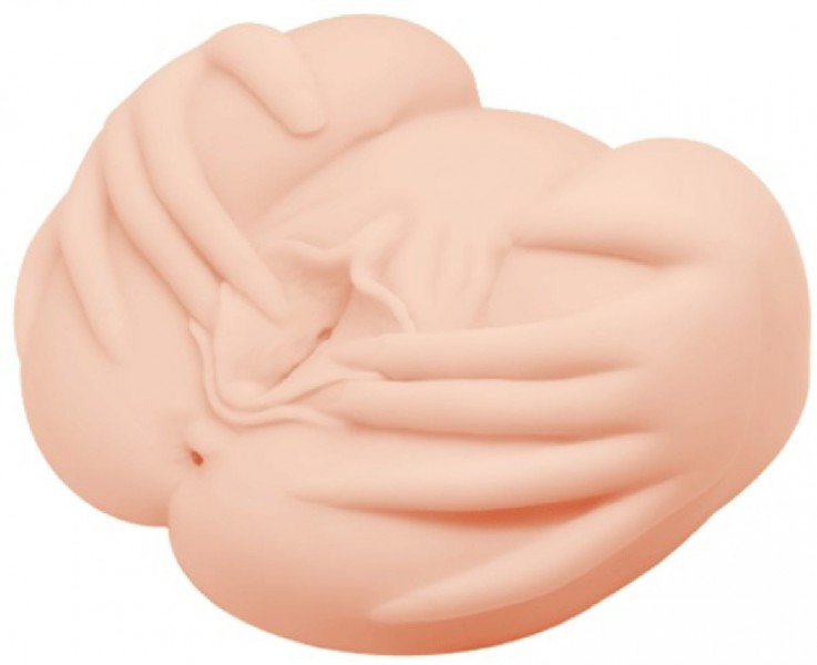 Hands-On Vagina And Anal Masturbator (Flesh)