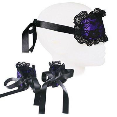 Luxurious Lace Blindfold and Handcuff Set