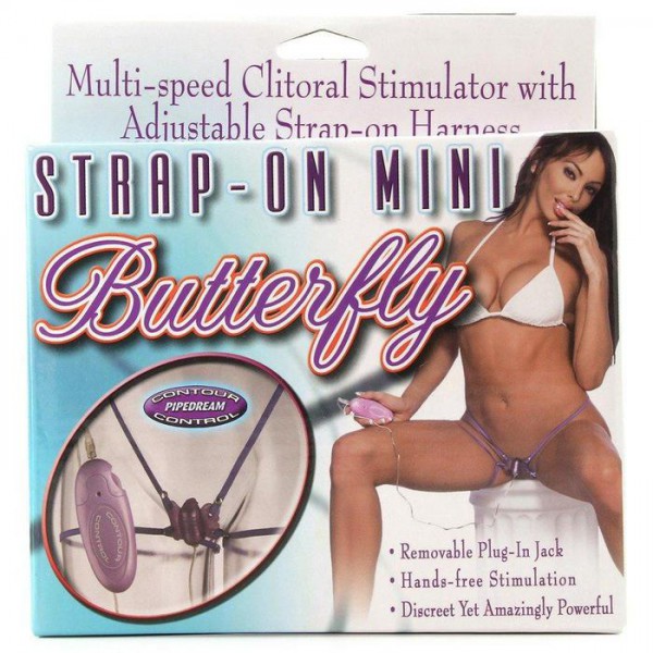 Strap-On Mini Butterfly Hands-Free Tickler