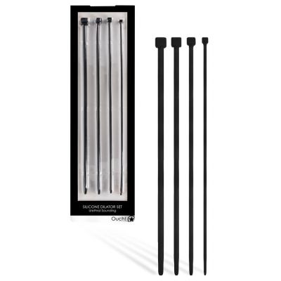 OUCH Urethral Sounding Silicone Dilators 4 Pce Set