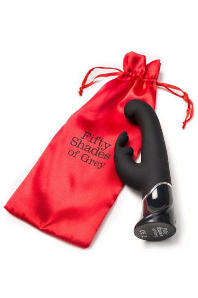 Fifty Shades Greedy Girl 9.5" Rechargeable G-Spot Rabbit Vibrator