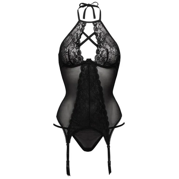 Lovehoney Twilight Temptation Halterneck Basque Set — image 14 of 14