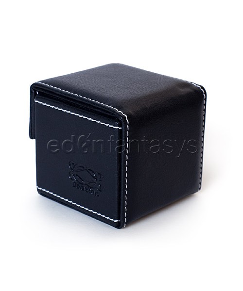 Black condom cube