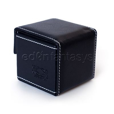 Black condom cube