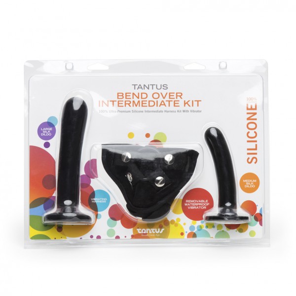 Tantus Intermediate Unisex Vibrating Strap-On Harness Kit (6 Piece)