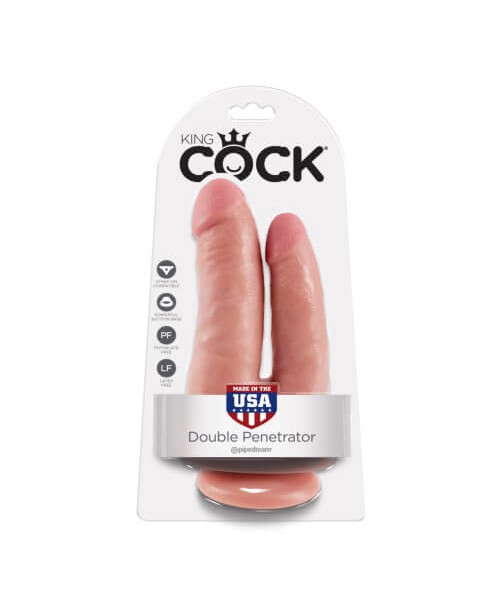 King Cock Double Penetrator-Flesh