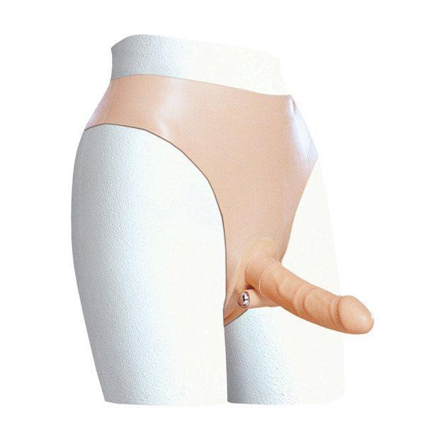 Shane's World Wireless Latex Harness with Slender Penis