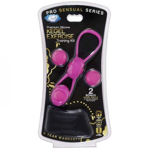 Silicone Kegel Exerciser Set With 4 Weighted Balls