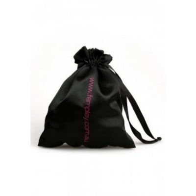 Femplay Satin Toy Bag with Drawstring Small