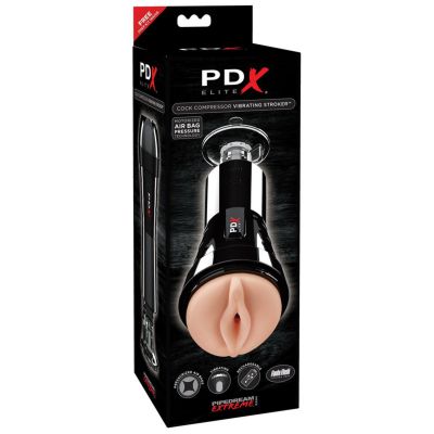 PDX ELITE Cock Compressor Vibrating Stroker