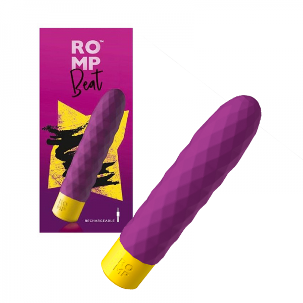 Romp Beat Diamond Textured 6" Bullet Vibrator